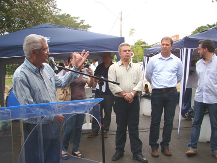 Vereadores participam de acao comemorativa ao Dia Mundial da Agua